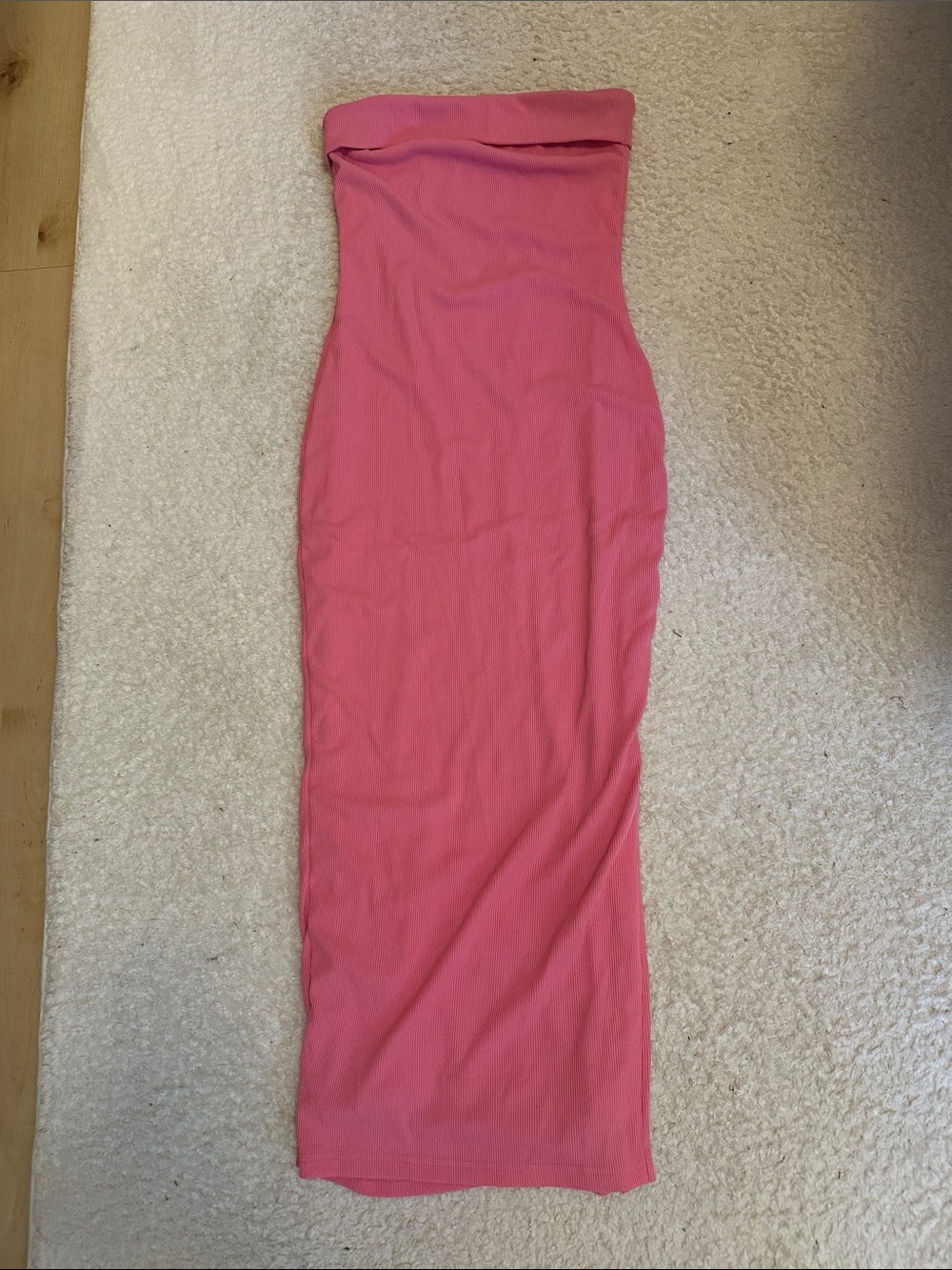 Strapless Fitted Pink Tube Dress